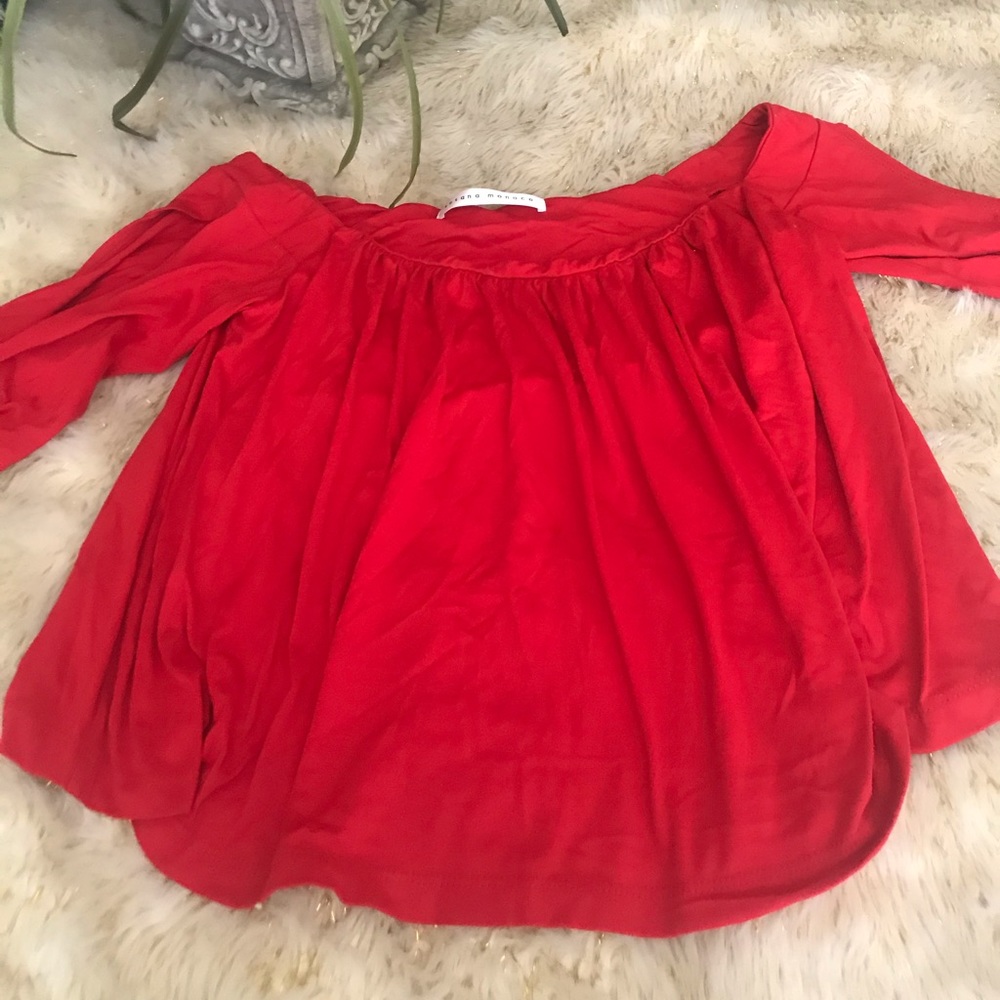 Susana Monaco off-shoulder blouse